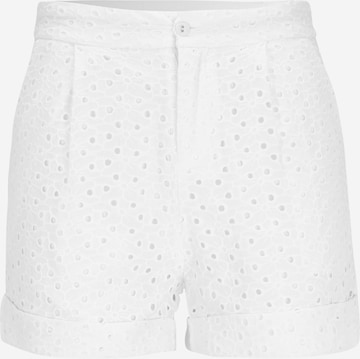 Grace & Mila Pleat-Front Pants 'ESPIEGLE' in White: front