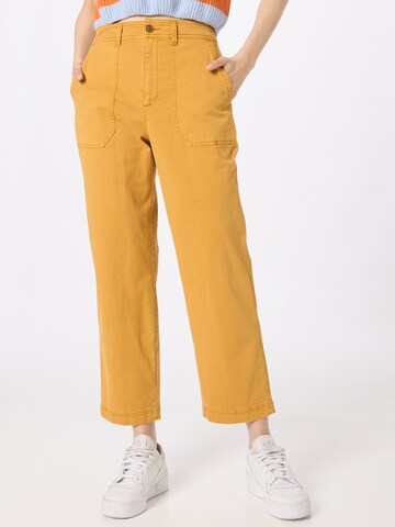 GAP Loose fit Trousers in Yellow: front