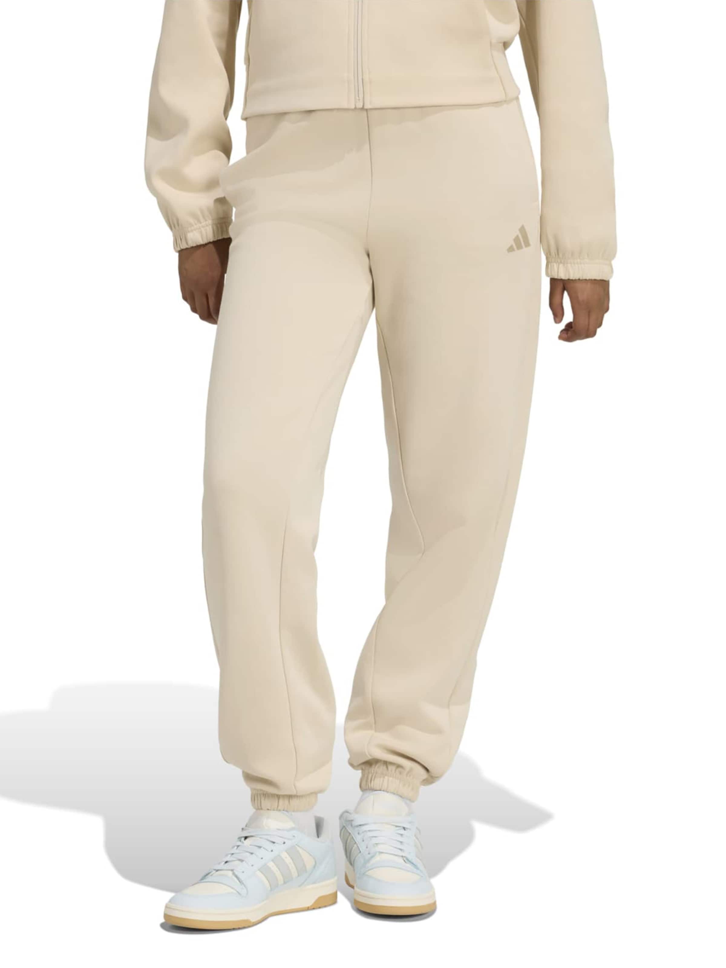 ADIDAS SPORTSWEAR Tapered Sportnadrágok 'FI' - bézs: elől