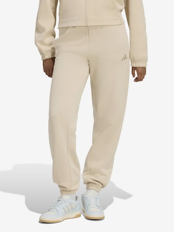 ADIDAS SPORTSWEAR Tapered Urheiluhousut 'FI' värissä beige: etupuoli