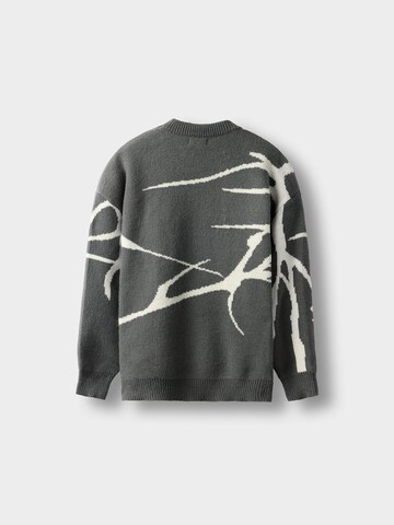 Burocs Sweater 'Knit Jacquard' in Grey