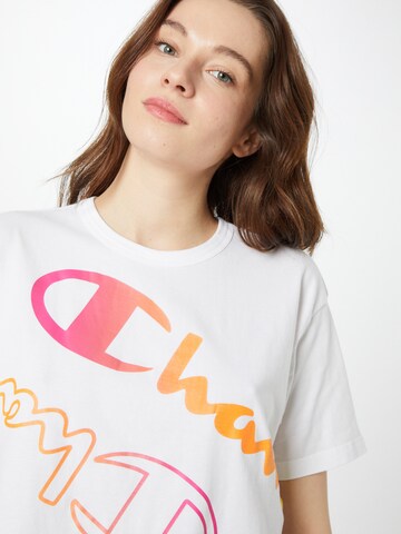 T-shirt Champion Authentic Athletic Apparel en blanc