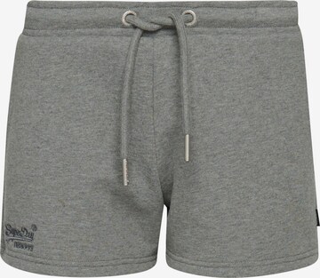 Superdry Regular Pants in Grey: front