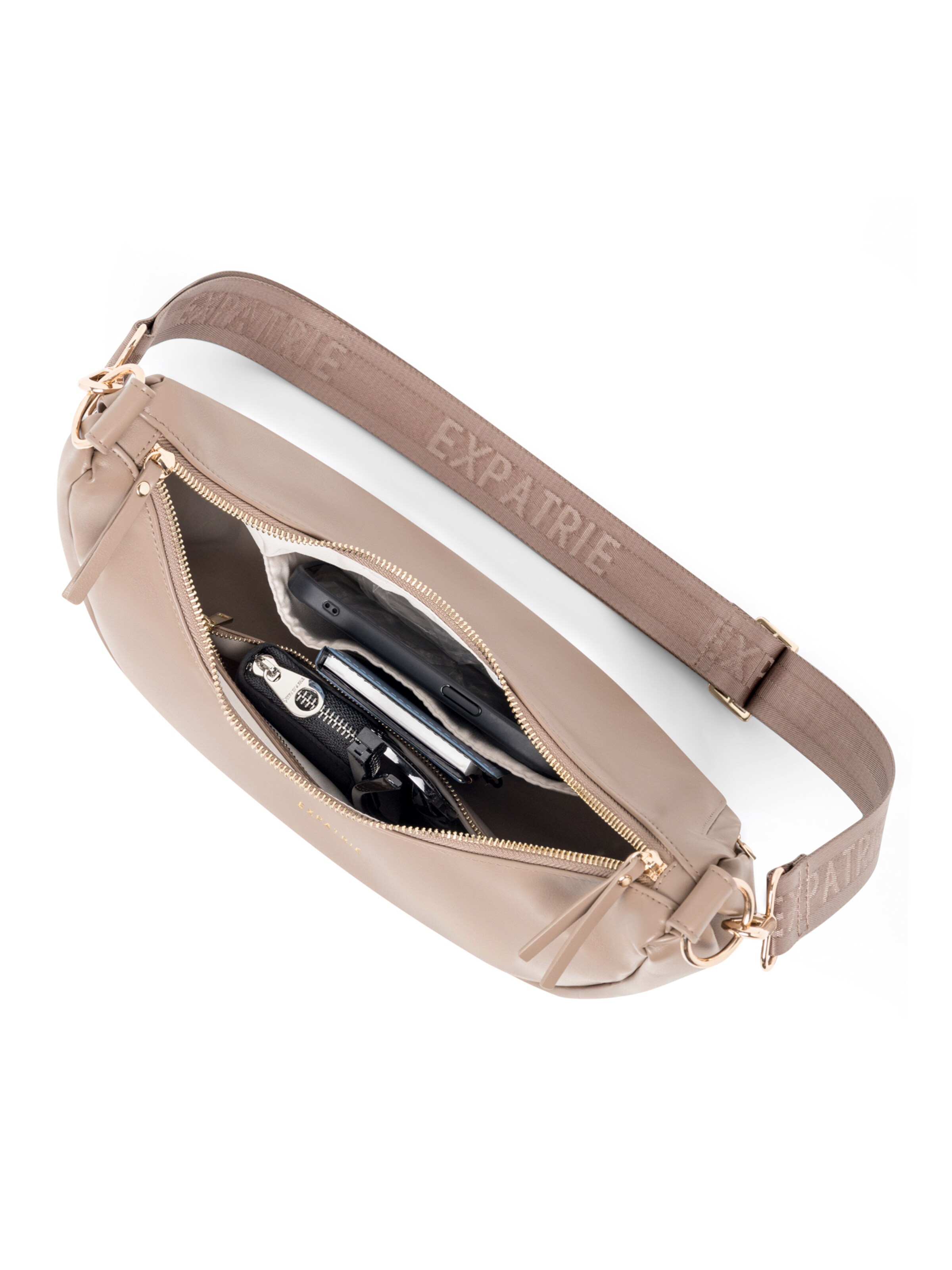 Expatrié Axelremsväska 'Lea Medium' i brun