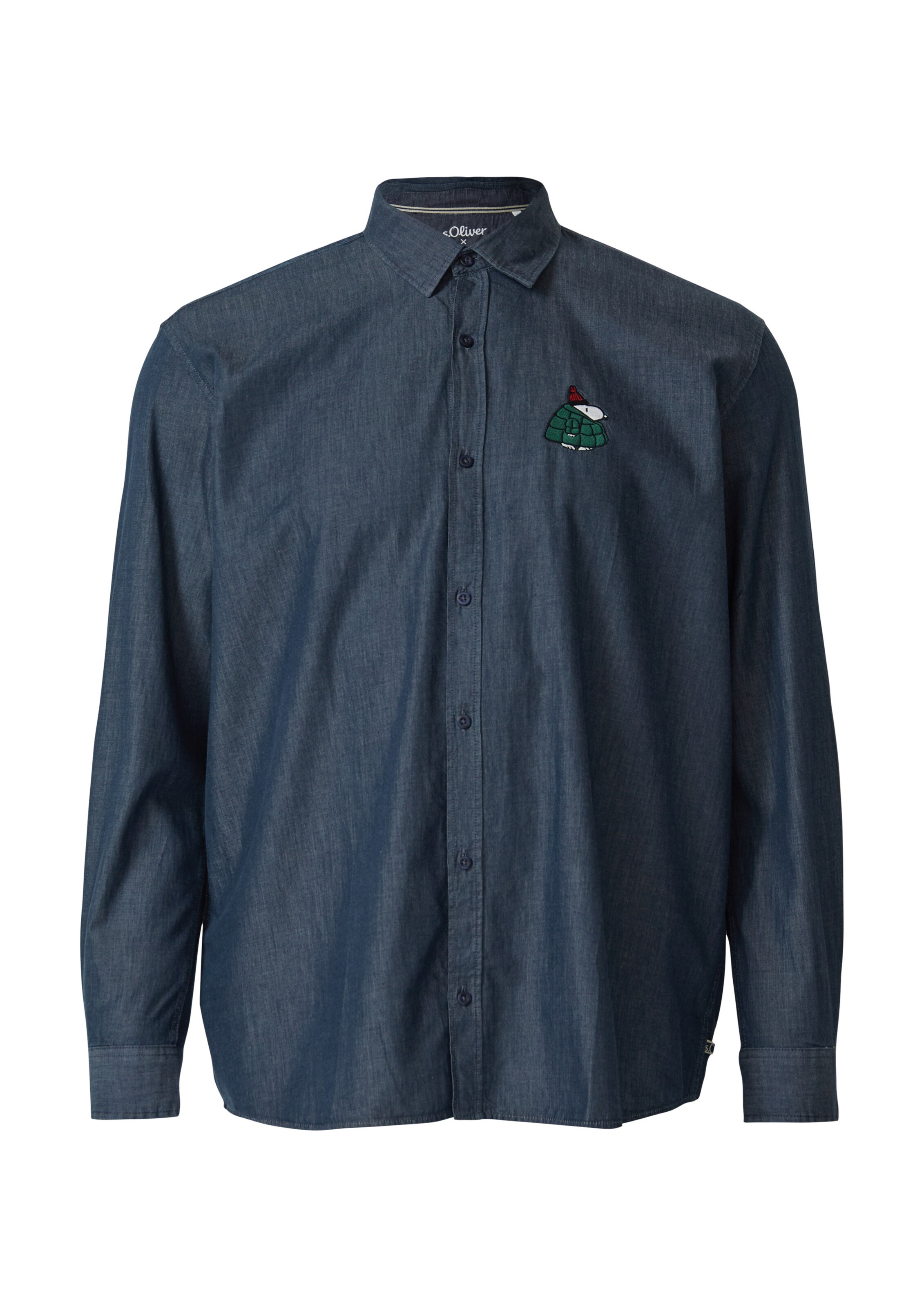 s.Oliver Hemd in Blau: Vorderseite
