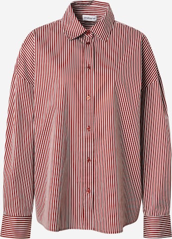millane Blouse in Rood: voorkant