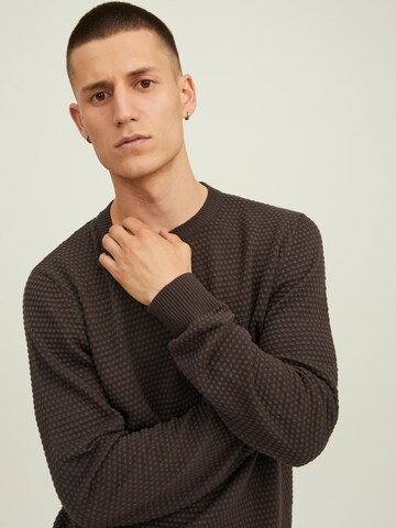 JACK & JONES Sweater 'Atlas' in Brown