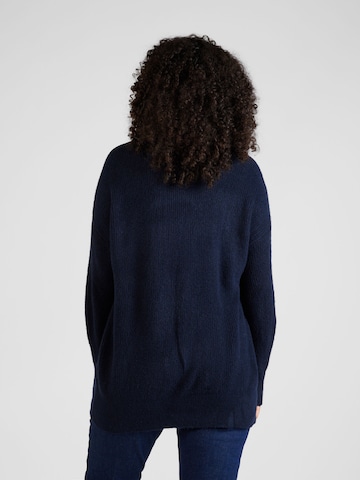 Noisy May Curve Pullover 'BALANCE' in Blau