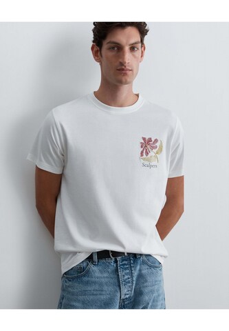 Scalpers Shirt in Wit: voorkant
