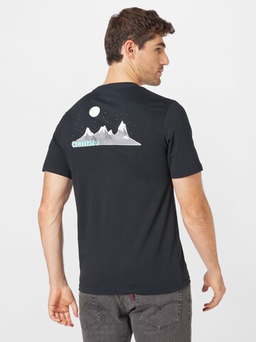 CONVERSE T-Shirt 'MOON MOUNTAIN' in Schwarz