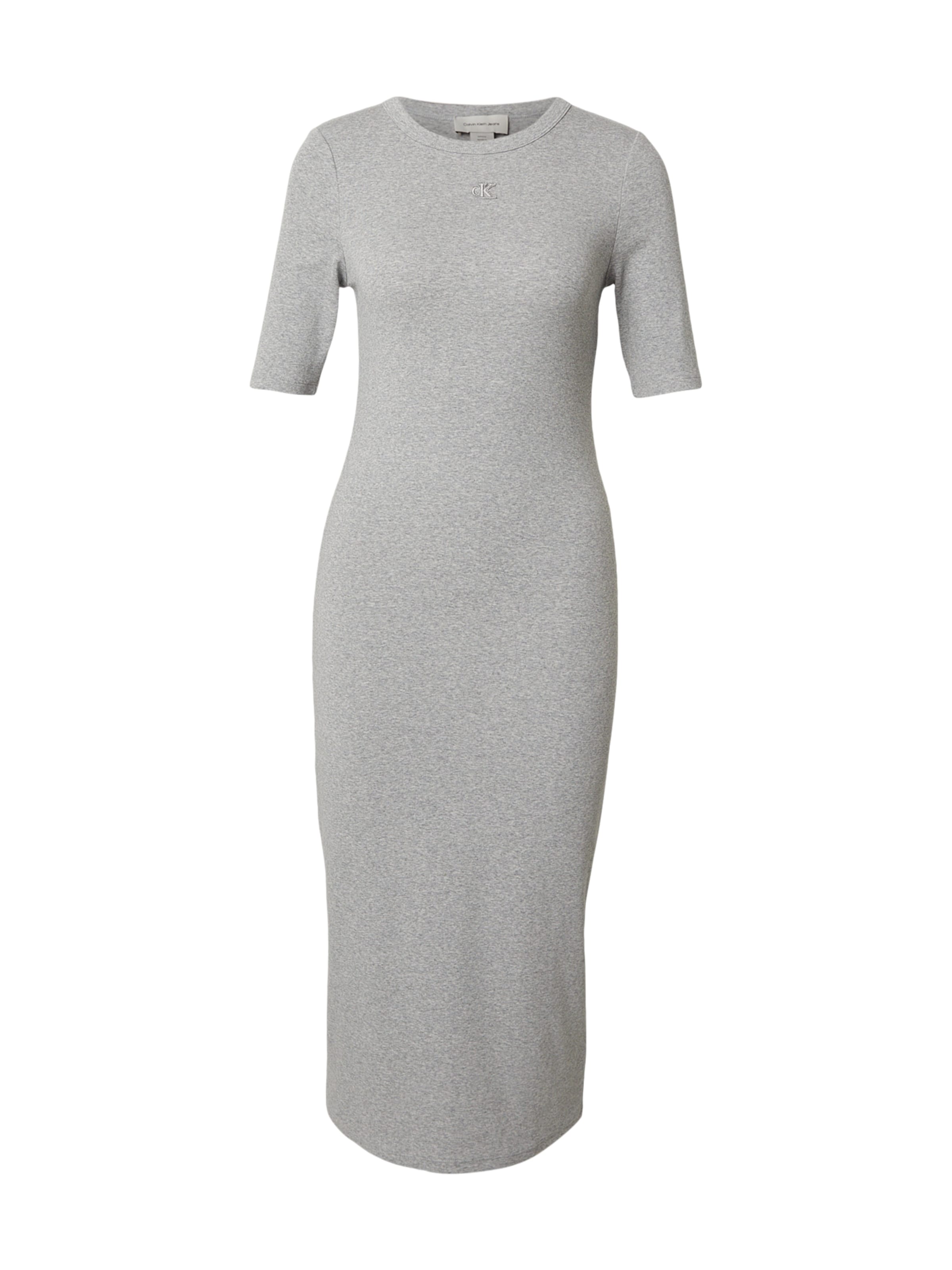 Calvin Klein Jeans Šaty - Sivá: predná strana