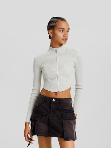 Bershka Cardigan i grøn: forside