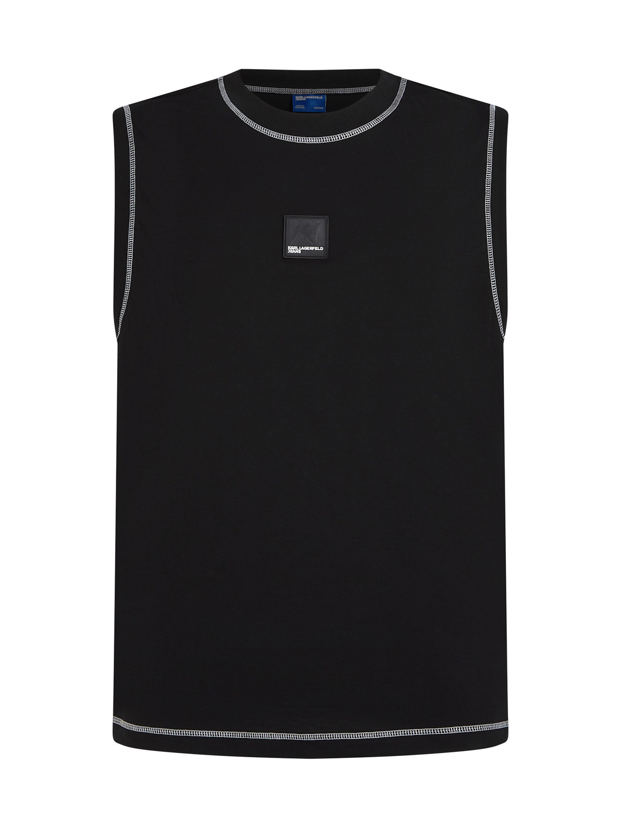KARL LAGERFELD JEANS Футболка в Черный: спереди