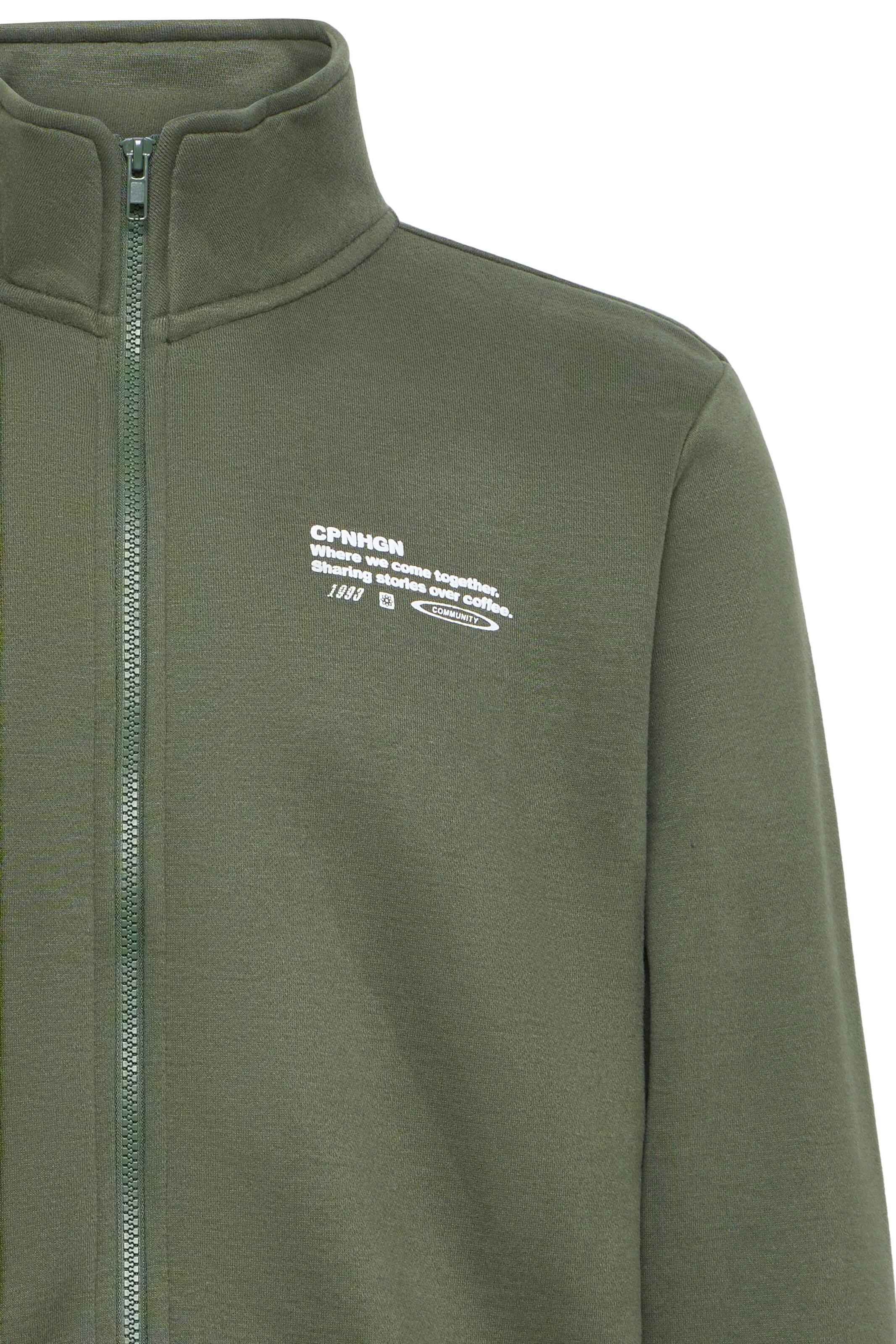 BLEND Sweatjacke 'BHKENJI' in Grün
