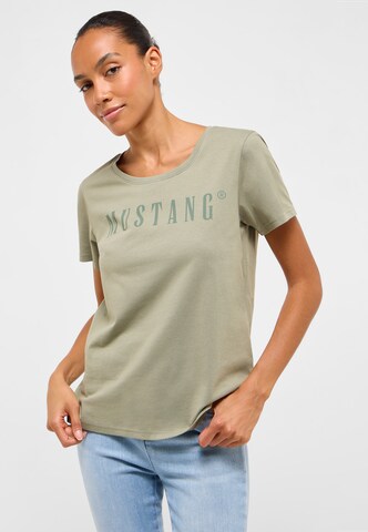 MUSTANG Shirt in Grün: Vorderseite