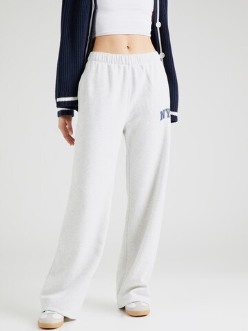 HOLLISTER Широкий Штаны в Серый: спереди