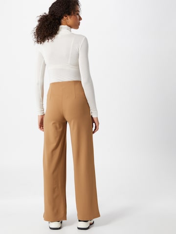 Gina Tricot Loose fit Trousers 'Harper' in Brown