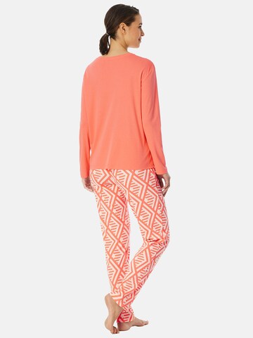 SCHIESSER Pyjama ' Modern Nightwear ' in Oranje