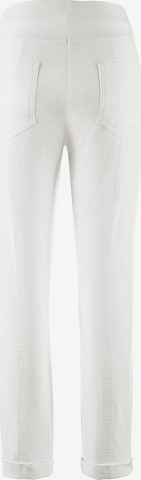 STEHMANN Slim fit Pants 'Sylvia' in White