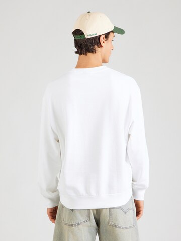 Calvin Klein Jeans Mikina - Biela: zadná strana