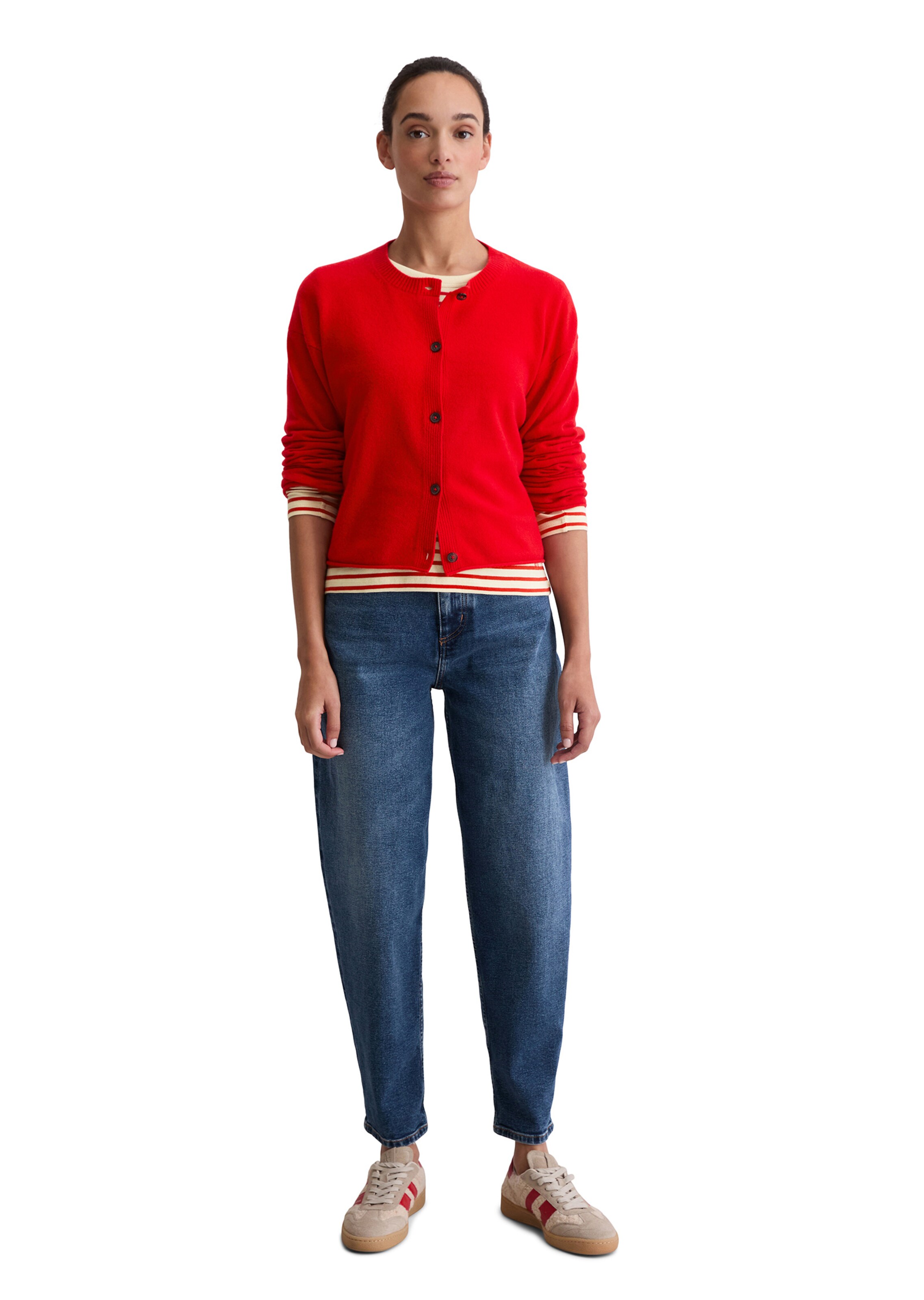Cardigan Marc O'Polo en rouge