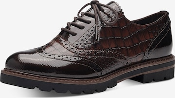 MARCO TOZZI Nauhakengät värissä ruskea: etupuoli