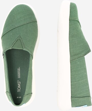 TOMS Слипоны 'Alpargata Mallow' в Зеленый