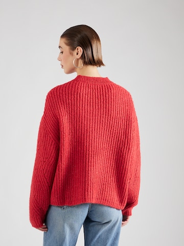 Pull-over 'OBINA' PIECES en rouge