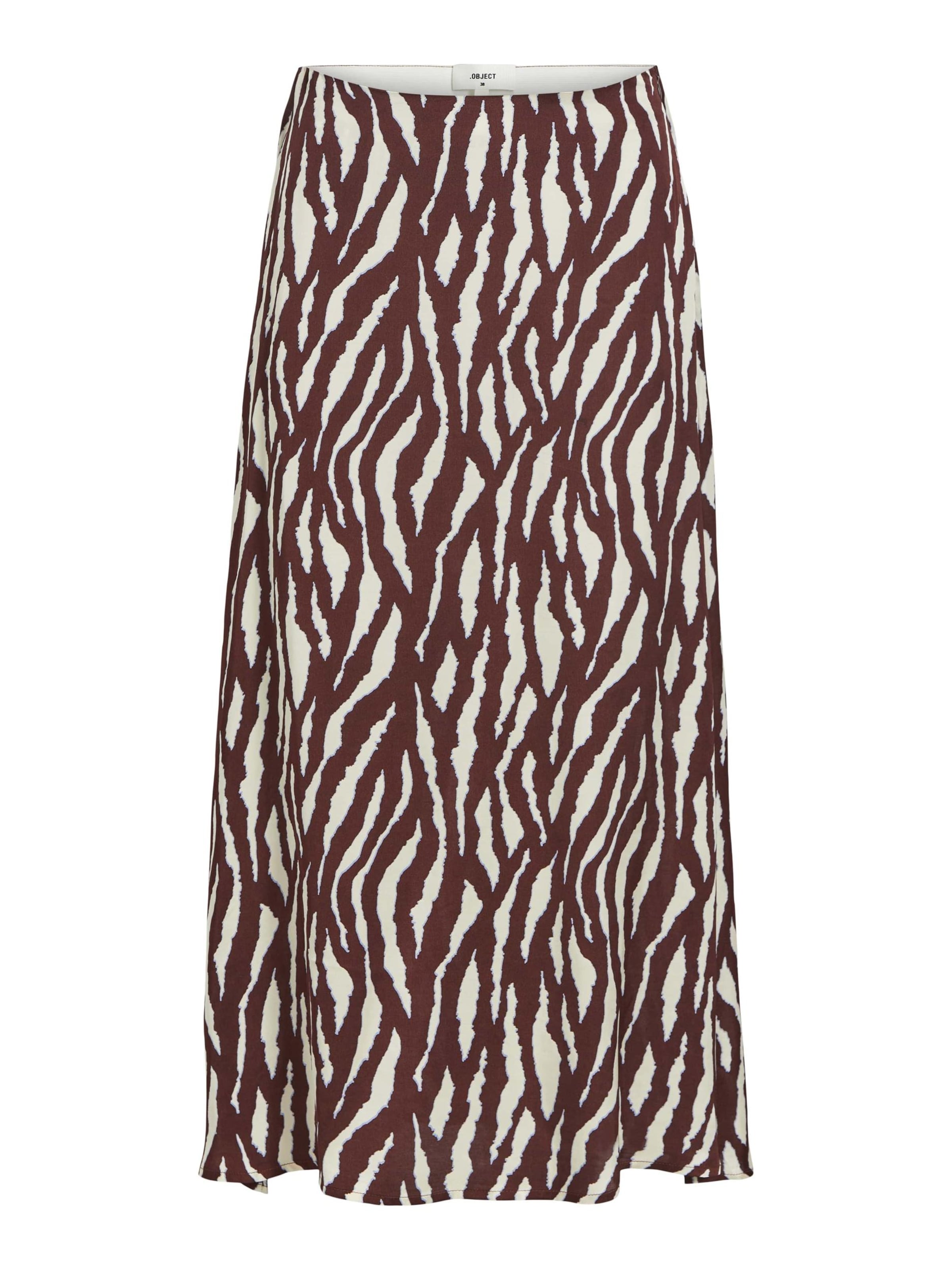 Jupe 'JABINA' OBJECT en marron : devant