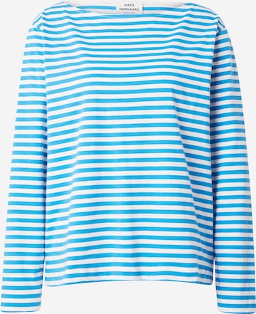 MADS NORGAARD COPENHAGEN T-shirt i blå: framsida