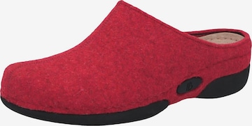 BERKEMANN Clogs 'Lauren' in Rood: voorkant