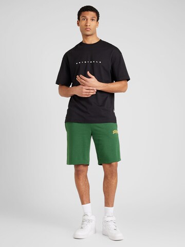 JACK & JONES Loosefit Kalhoty 'KANE JOSH' – zelená