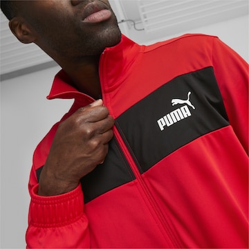 PUMA Trainingsanzug 'Poly' in Rot