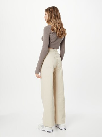 Cotton On Wide leg Trousers 'PARKER' in Grey