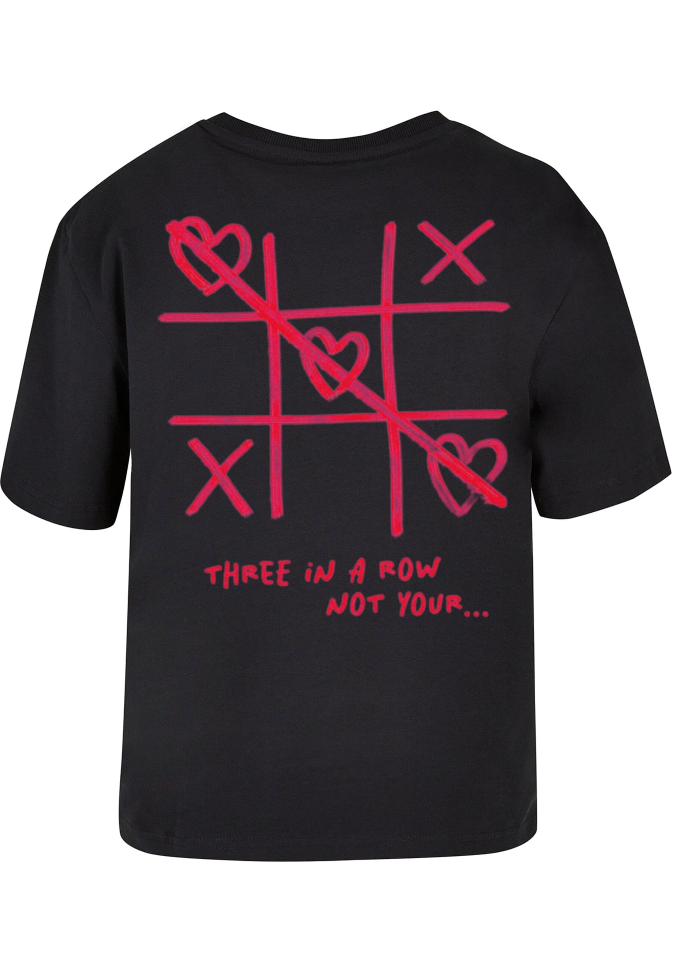 Mister Tee T-Shirt 'Three In A Row' in Schwarz