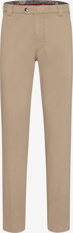 Meyer Hosen Chino Pants 'Roma' in Brown: front