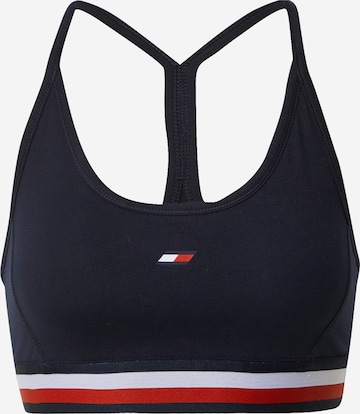 Tommy Sport Bustier Sport-BH in Blau: predná strana