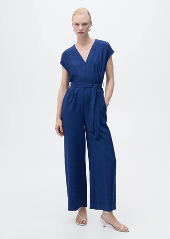 MANGO Jumpsuit 'Lorain' in Blau: Vorderseite