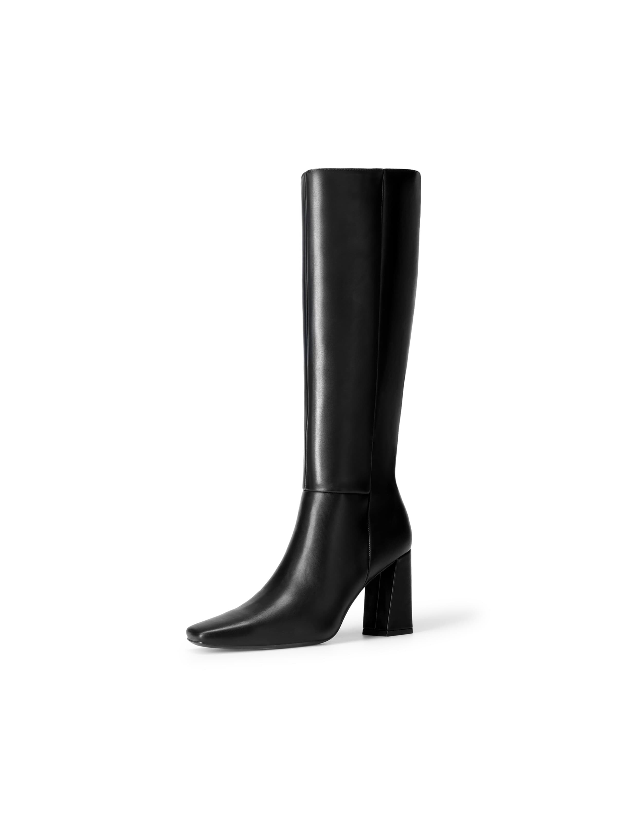 Bottes à lacets Dream Pairs en noir : devant