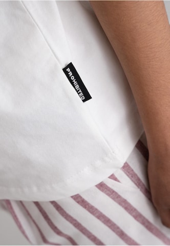 T-Shirt 'Yacht' Prohibited en beige