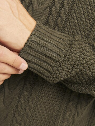 JACK & JONES Pullover in Braun