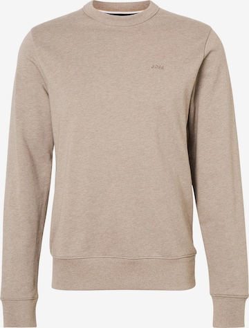 BOSS Sweatshirt 'H-Sharpe 15' in Brown: front
