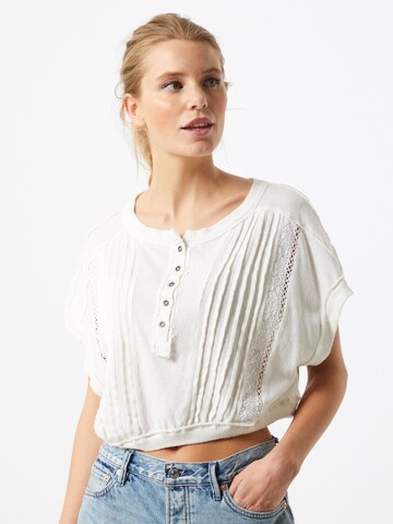 Free People Shirt 'Roxy' in Wit: voorkant