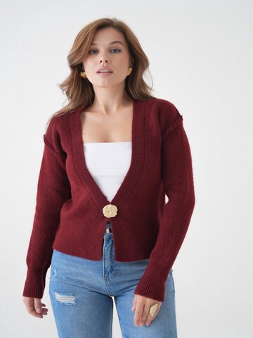Cardigan WOMAN VISION en rouge