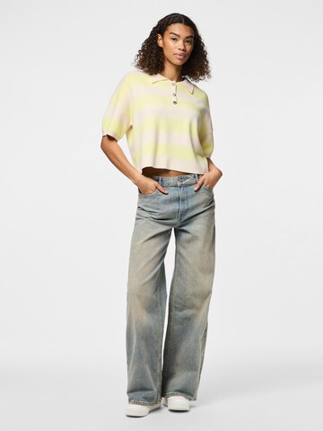 Pull-over 'PCJassy' PIECES en beige