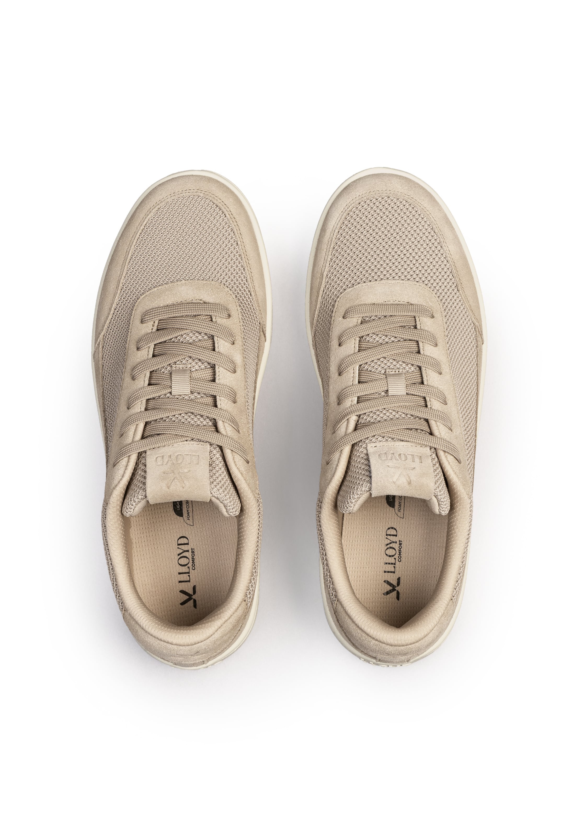 LLOYD Lace-Up Shoes 'RIVO FLEX' in Beige