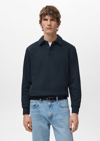 MANGO MAN Sweatshirt 'Bola' in Blue: front