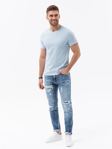T-Shirt 'S1370' Ombre en bleu