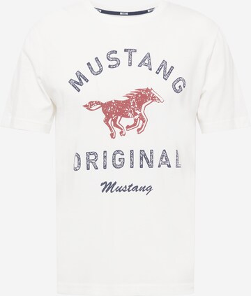 MUSTANG T-Shirt  'Alex' in Weiß: front