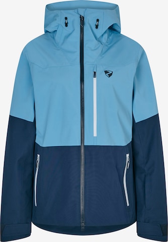 ZIENER Athletic Jacket 'TURIS' in Blue: front